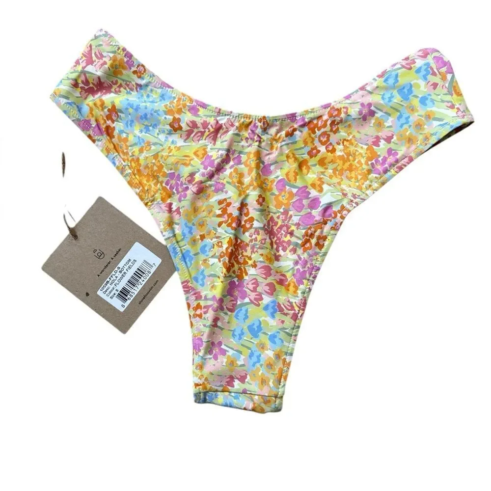 STONE FOX NOLA HIGH-LEG BOTTOM FLORAL S